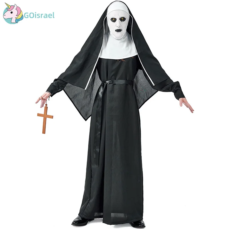 

Halloween Carnival Horror Halloween Ghosts Nun Devil Nude Neutral Suit Male Reverse String Movie Cosplay Party Festival