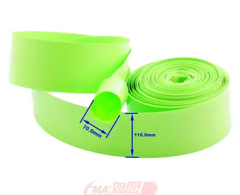 

1KG PVC Plastic Heat Shrink Tube F/W:110mm D70mm Battery Capacitor Cable Pack Film