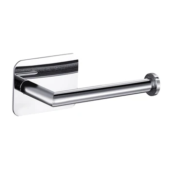 

Stainless Steel Storage Bathroom Accessories Waterproof Punch Free Bracket Wall Mounted Home Toilet Paper Holder Hotel Adhesive