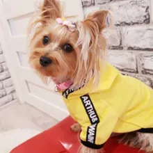 Ropa de moda para perros, Ropa para perros de primavera para perros pequeños y medianos, disfraz de ocio para perros, Sudadera con capucha para perros Chihuahua, Ropa para cachorros