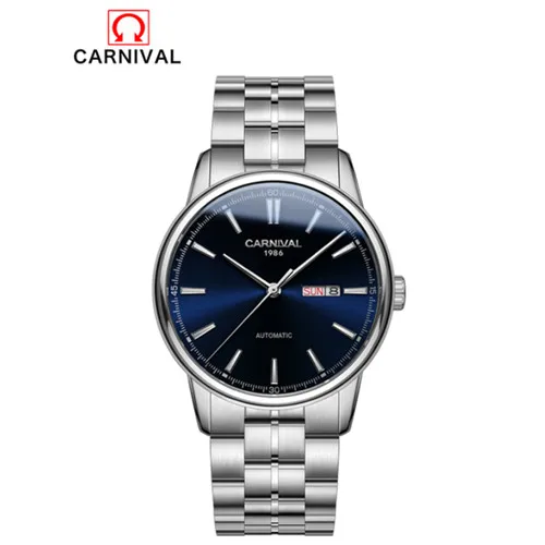 Switzerland Carnival Mechanical Watch Men MIYOTA Automatic Men Watches Luxury Brand Waterproof Clock Sapphire Montre Homme Reloj 