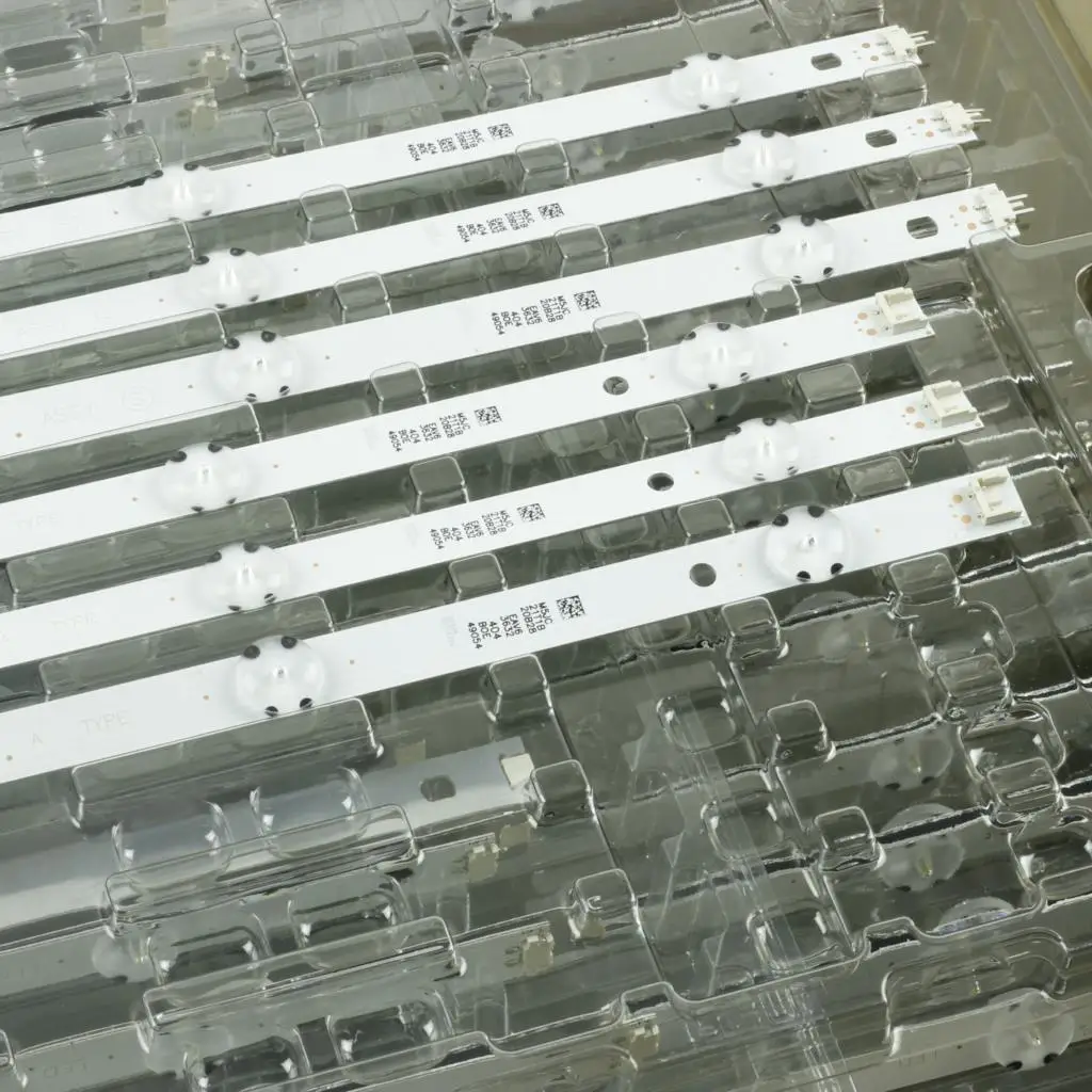 6 PCS LED backlight strip for 49UJ670 49LJ61 49LH61 49UJ635 49UJ651V 49UJ701 49LJ614 HC490DGG-ABSR2-A14X AGF79079002