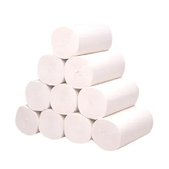 

10 Rolls Paper Hand Towels Toilet Paper Toilet Roll Tissue Napkin Table Kitchen Paper Hollow Replacement Roll Paper good quality