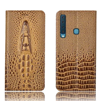 

Business genuine leather ultra slim phone cover for Samsung Galaxy A9 2018/Samsung Galaxy A9S durable protective phone case capa