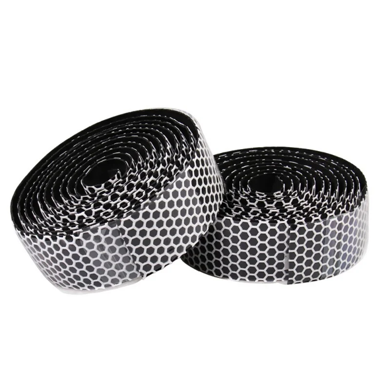 

Cycling Road Bike Handlebar Tape Anti-slip Bicycle Handle Bar Tapes Wrap Pattern Sponge Fixing Straps Sweat-absorb Tape for Bike