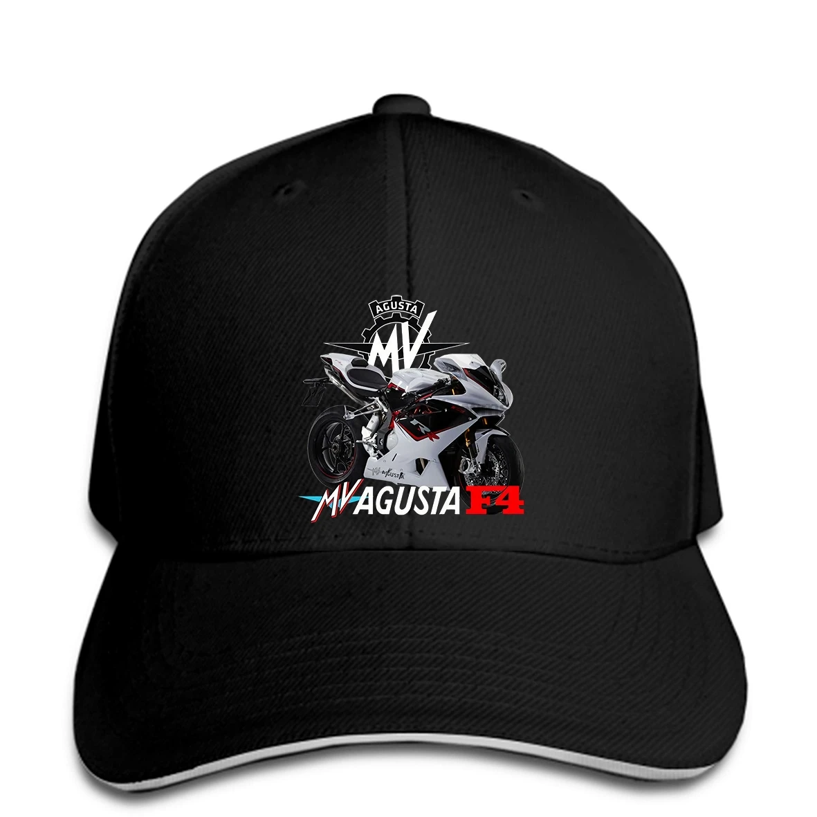 Mv Agusta F4 мужская бейсбольная Кепка Motorrad BikerCasual забавная snapback | Аксессуары для