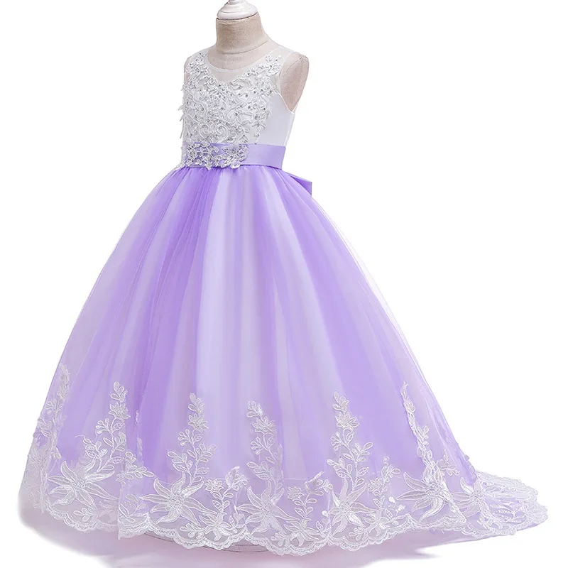 Girls Summer Dress Long Ball Gown Evening Dress Kids Dresses Girls Children Prom Princess Party Wedding Dress 10 12 Years