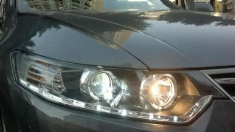 Capqx 2 шт. для Honda Europe Accord Spirior CU1 CU2 2009-2012 ПЕРЕДНИЙ БАМПЕР фара в сборе галогенная или HID