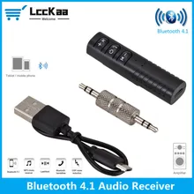 LccKaa Bluetooth 4.1 Adapter 3.5mm Jack Wireless Bluetooth Receiver Wireless Aux Receiver For Headphone PC Music MP3 Speaker