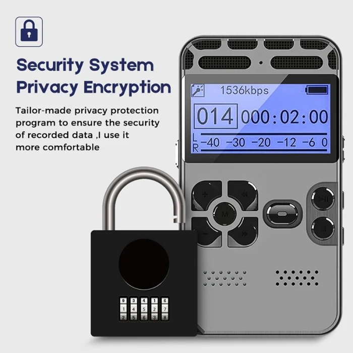 8GB перезаряжаемый lcd Цифровой диктофон портативный Диктофон MP3-плеер GY88
