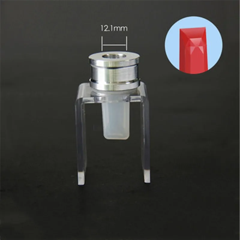Silicone Lipstick Mold Aluminum Ring Mould Holder DIY Mould Crafts Tool Kit Stand Lip Balm 12mm Tube