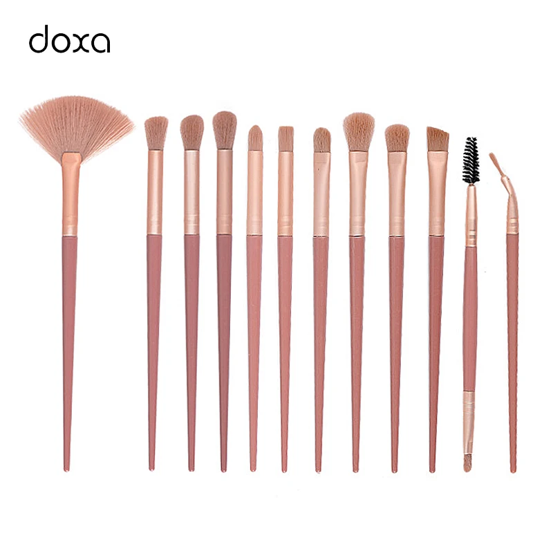 

doxa 3/5/12Pcs Professional Makeup Brushes Set Eye Shadow Blending Eyeliner Eyelash Eyebrow Brushes Small Fan Cosmetic Tool