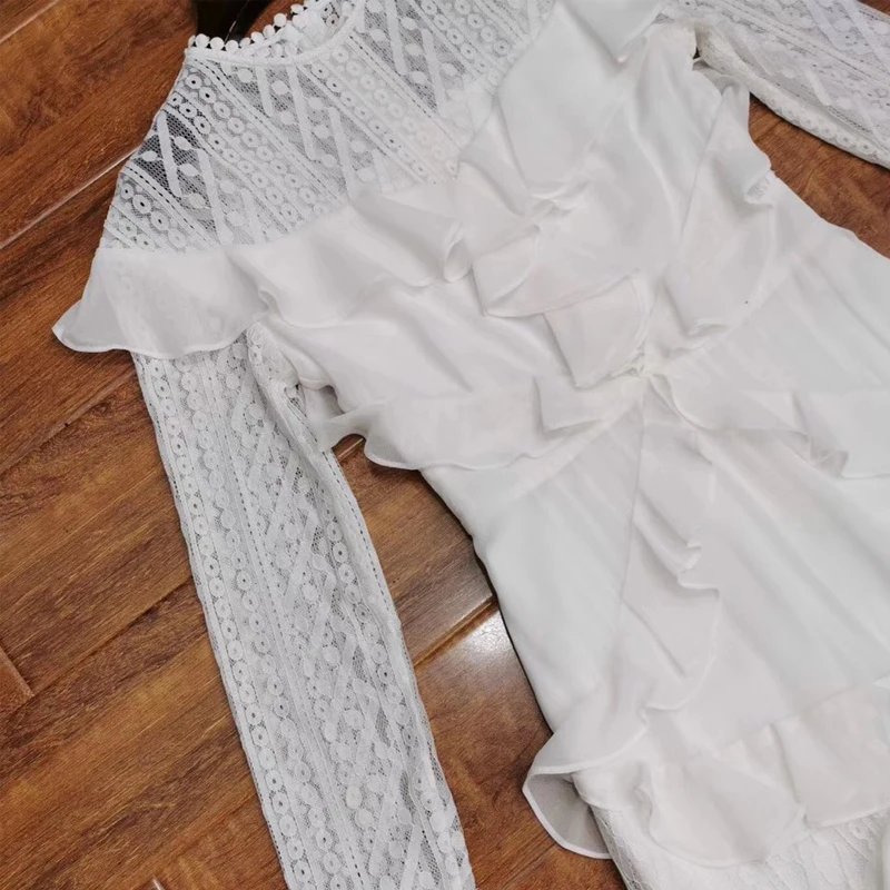 Floral Pleat Chic Blouse Women Summer Autumn Puff