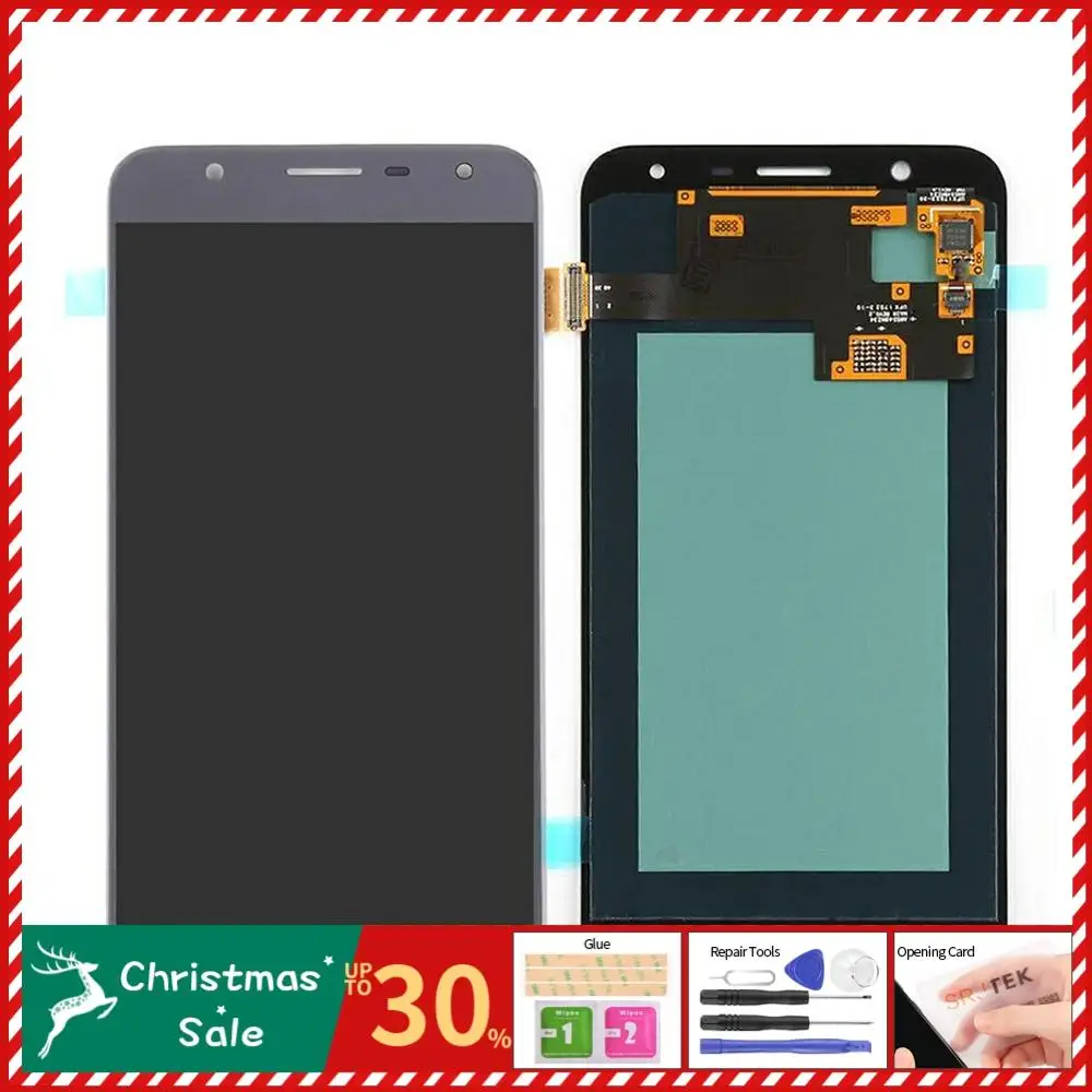 SUPER AMOLED для samsung Galaxy J7 Duos J720 SM-J720 J720F ЖК-дисплей дигитайзер сенсорный экран сборка для J7 Duo lcd