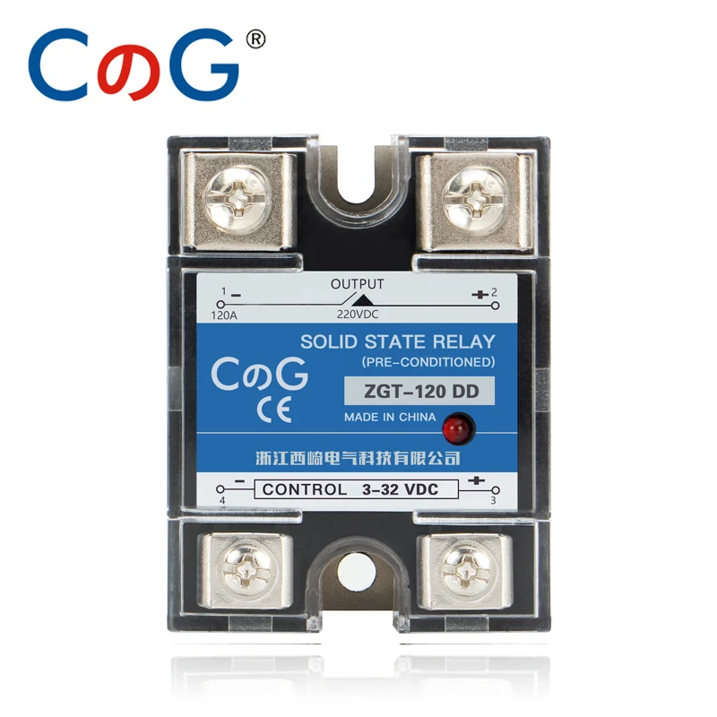 Rel&egrave; A Stato Solido SSR MGR 10A-150A &ndash; Controllo DC-DC / DC-AC Monofase 3-32 VDC