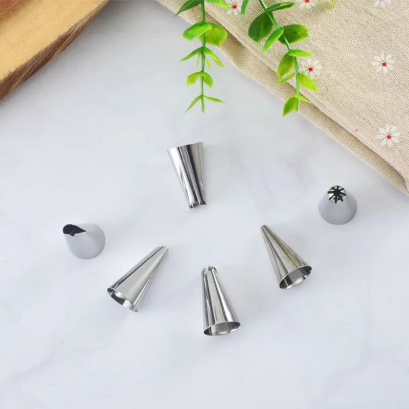 6 шт./компл. насадка для крема рот варенья торт печенье буффы DIY декоратор из