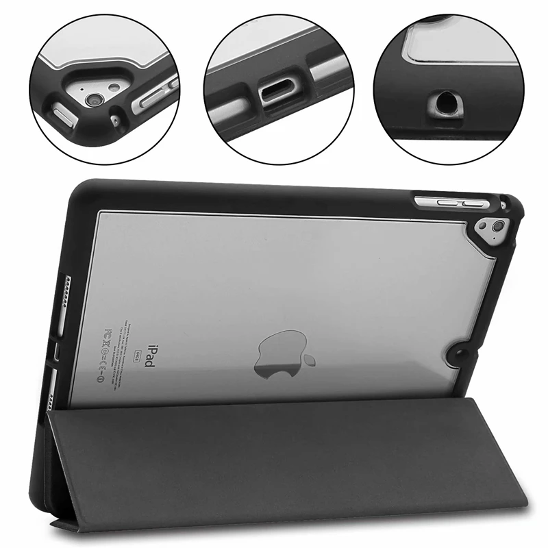 30 шт. для iPad 9,7 чехол книжка откидная крышка для iPad Air 2 Air 1 чехол 5 6 5th 6th поколения со стилусом расположение ручки
