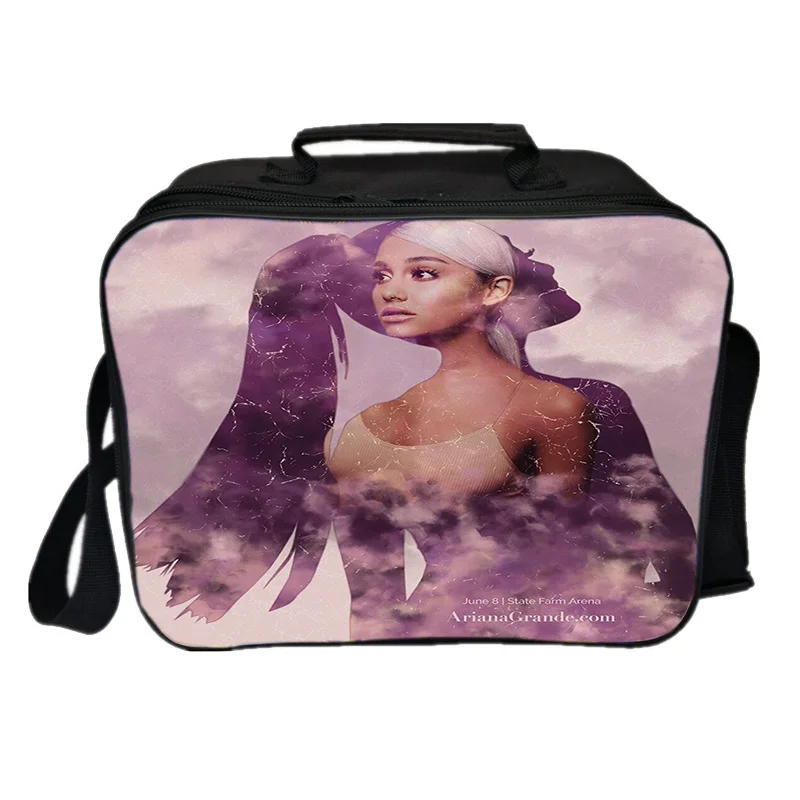Ariana Grande Термосумка для обедов Термосумка для пищи для пикника походная сумка через плечо свежая сумка-холодильник