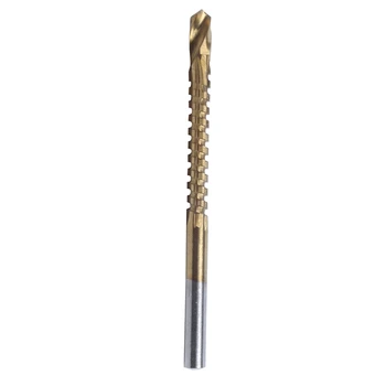 

New Titanium Coated HSS Drill Saw Bit Set Woodworking Wood Tool Drill Bit Size:5Mm