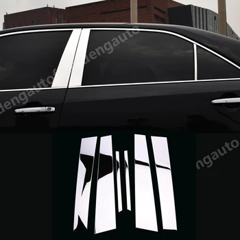 

6pcs For Toyota Camry 2015-2017 Chrome Door B,C Pillar Post Stainless Steel Plate Molding Trim Car accessories