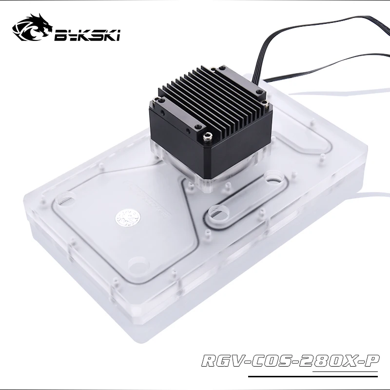Bykski резервуар для воды corsair компьютера 280xd чехол водный путь rgb пластина RGV COS 280X P