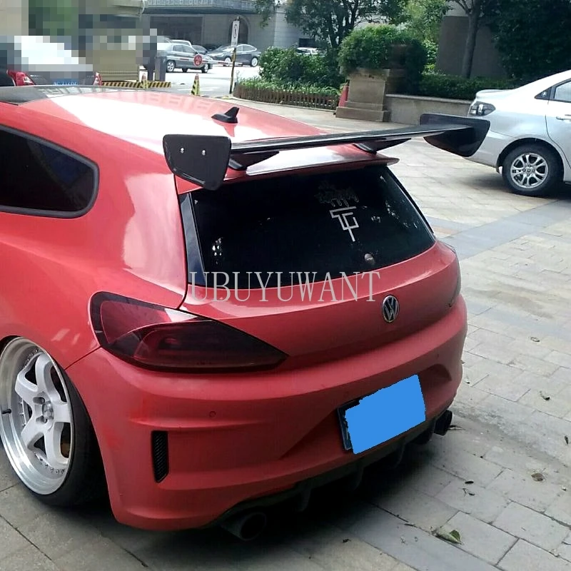 Высококачественный задний спойлер из углеродного волокна на крышу для Volkswagen Scirocco 2010
