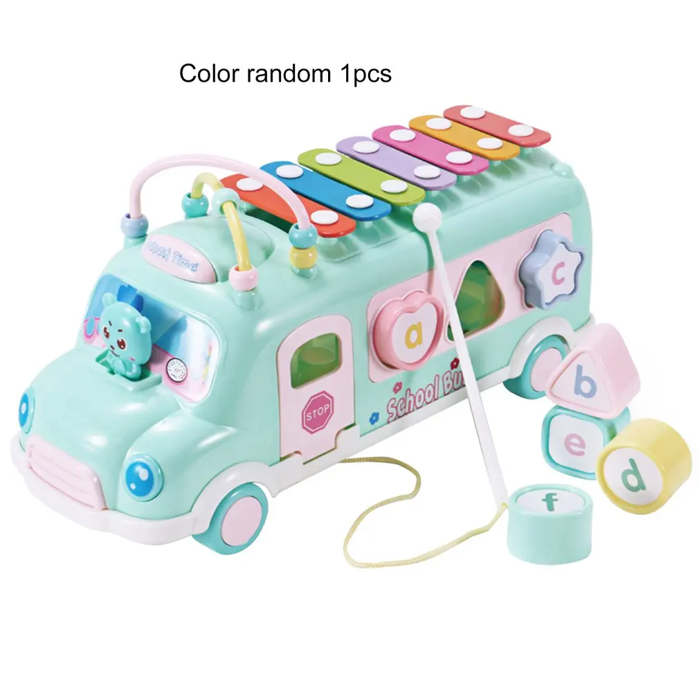 

Children's Music Bus Player Playing 8 Months Baby Musical Instrument Toy 1-2-3 Year Old Boy And Girl's Early Education