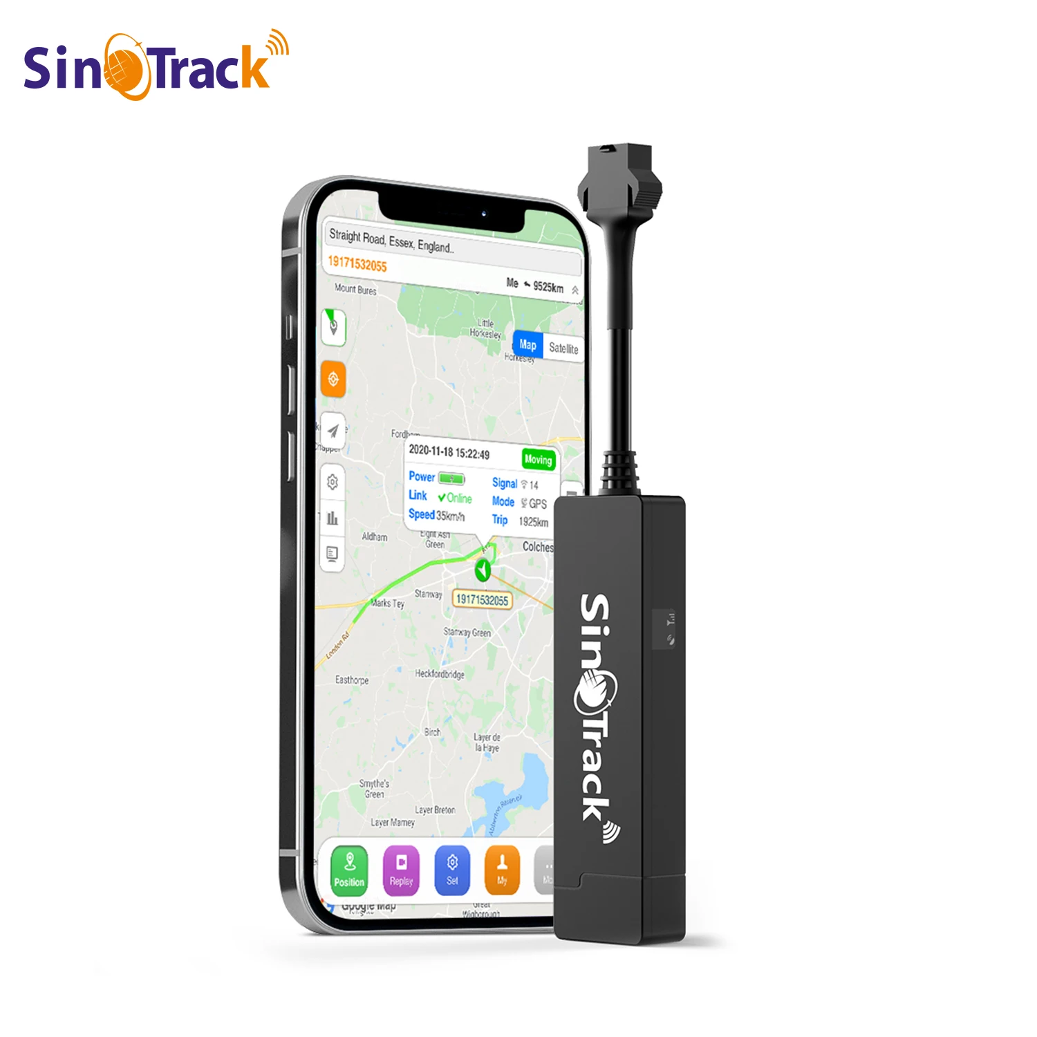 SinoTrack Rastreador GPS 4G para vehículos, localizador GPS ST-906L en  tiempo real, dispositivo de seguimiento de ubicación con monitor de voz
