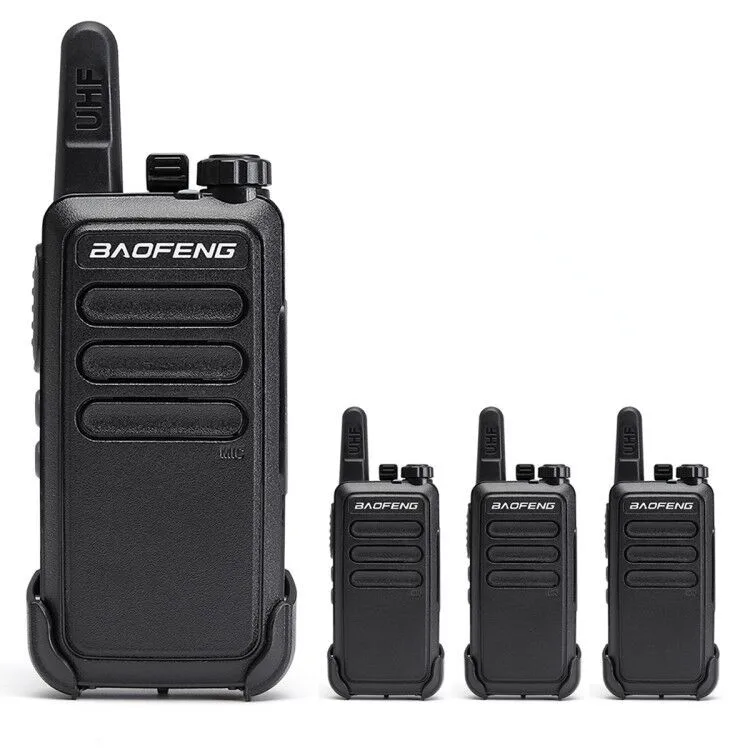 

4Pcs Baofeng BFC9 BF-C9 Mini Walkie Talkie bf-888s UHF Band USB fast charge Handheld 2 Way Ham cb Radio Communicator