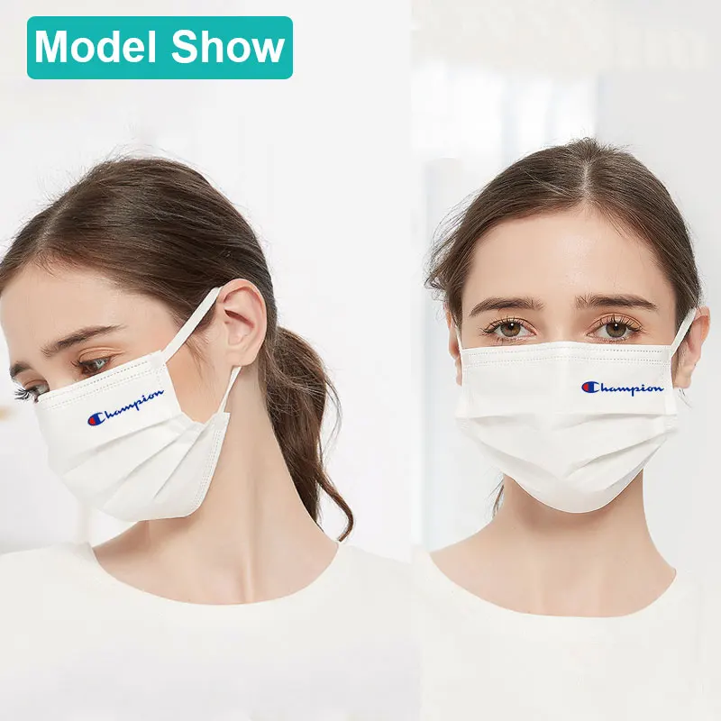 Custom Mask Disposable Face Mask Custom Logo Masks Print Disposable Masks Protective Mouth Caps Mascarillas Design Filter