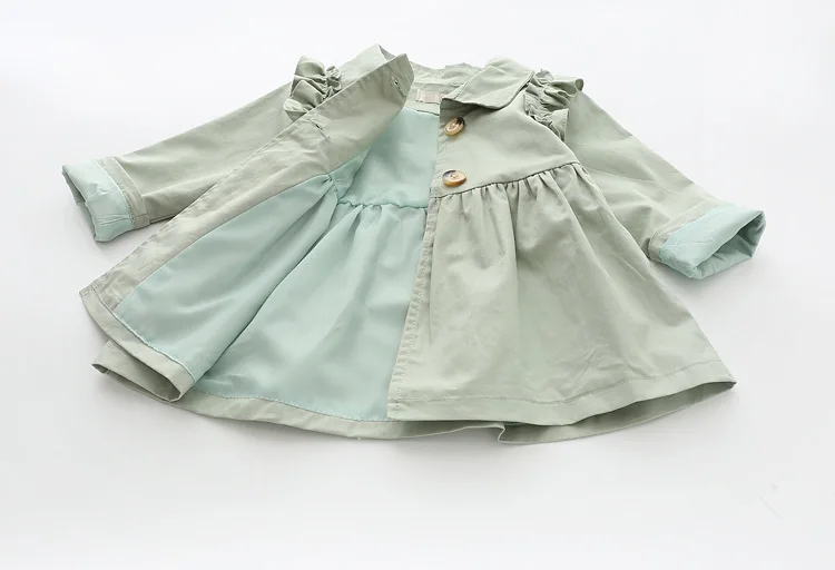 Girls jacket autumn fashion children's clothes Children's Windbreaker Outerwear girl Trench coat kids jacket