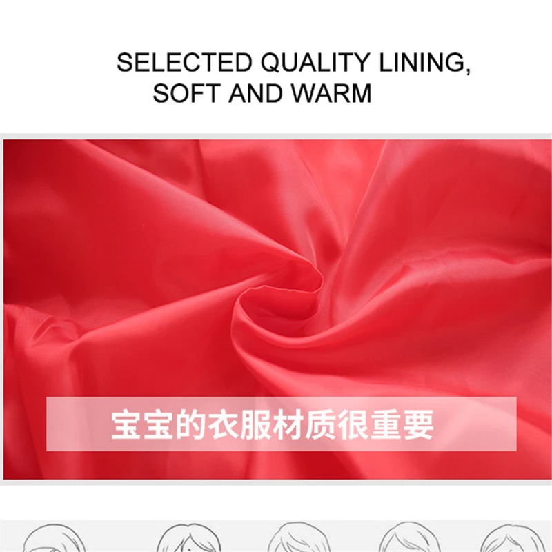 Новая детская зимняя одежда с капюшоном теплая верхняя на молнии для