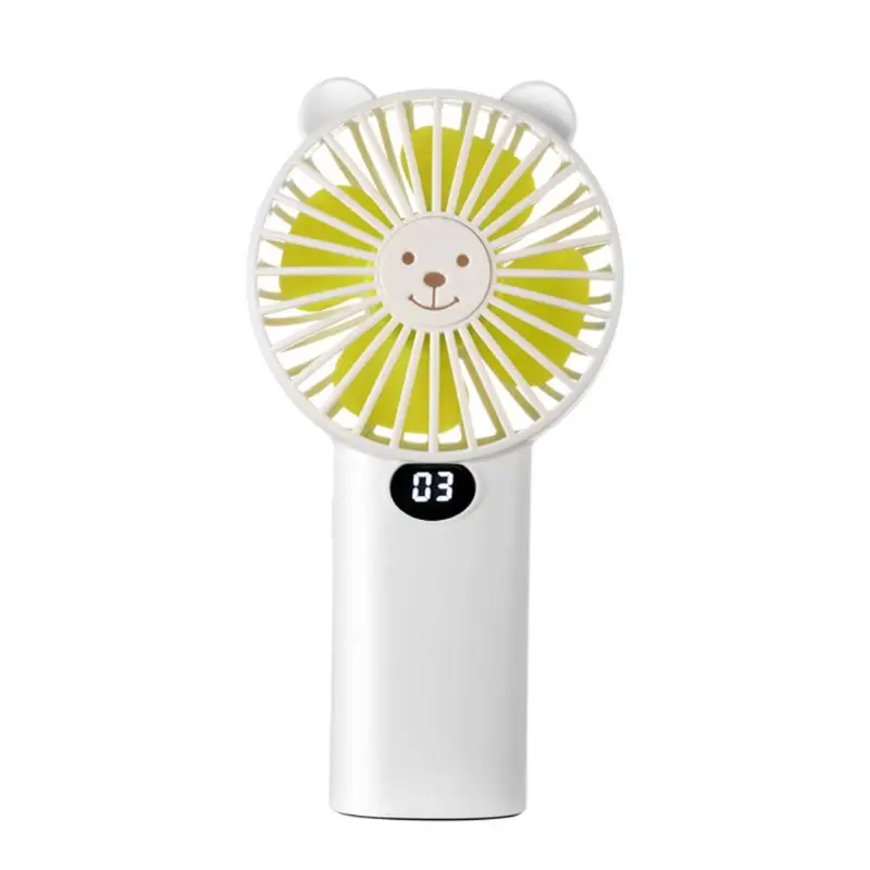 

USB Rechargeable 3 Speed Pocket Fan Hand Held Desk Fan with Gear Power Display
