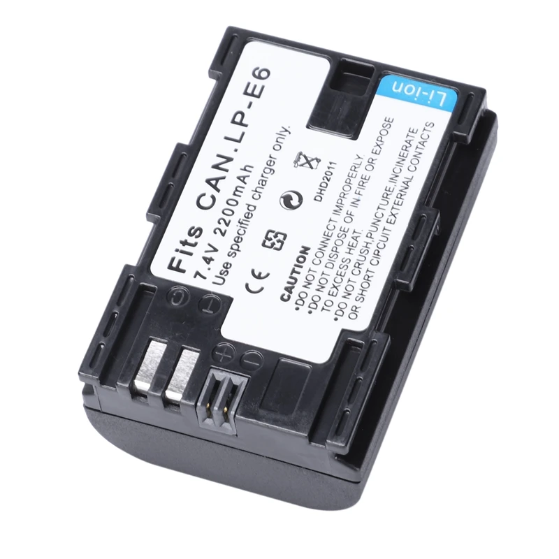 2 Pcs Lp-E6 Battery And Dual Battery Charger With Usb Led Display For Canon 6D 7D 70D 60D 5D Mark Bg-E14 Bg-E13