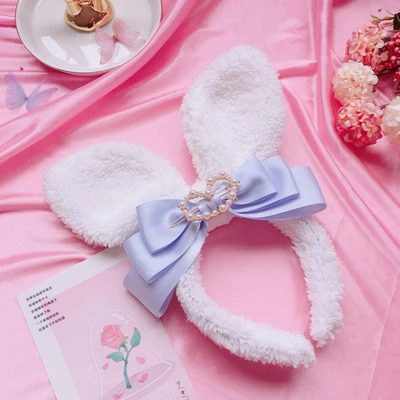 Headband Мягкая повязка-бандана для девочки Звезда Луна повязка на голову с большим бантом красивый милый Лолита ободок для головы - Цвет: Headband