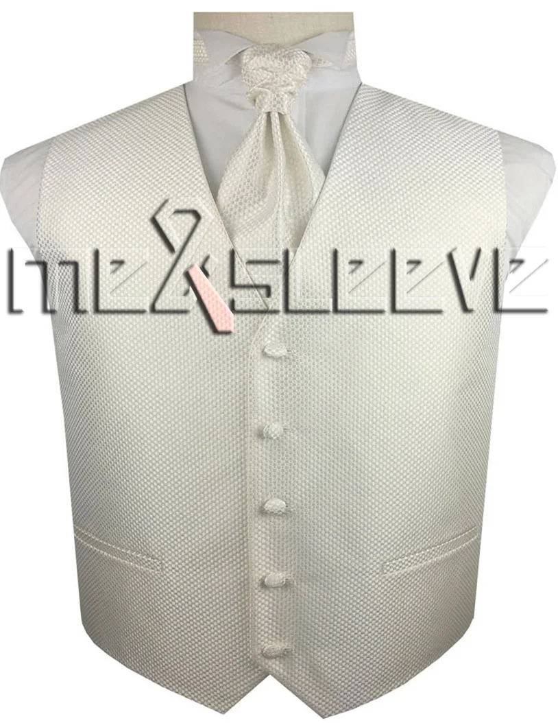 Маленький клетчатый костюм, комплект с жилетом(жилет+ галстук Аскот+ носовой платок