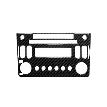 

Parts CD Panel Trim Car Auto Interior Inner Carbon Fiber Black Frame Sticker