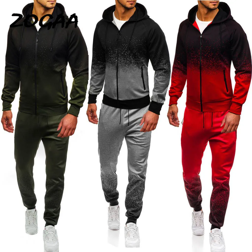 three stripe jogger suit mens