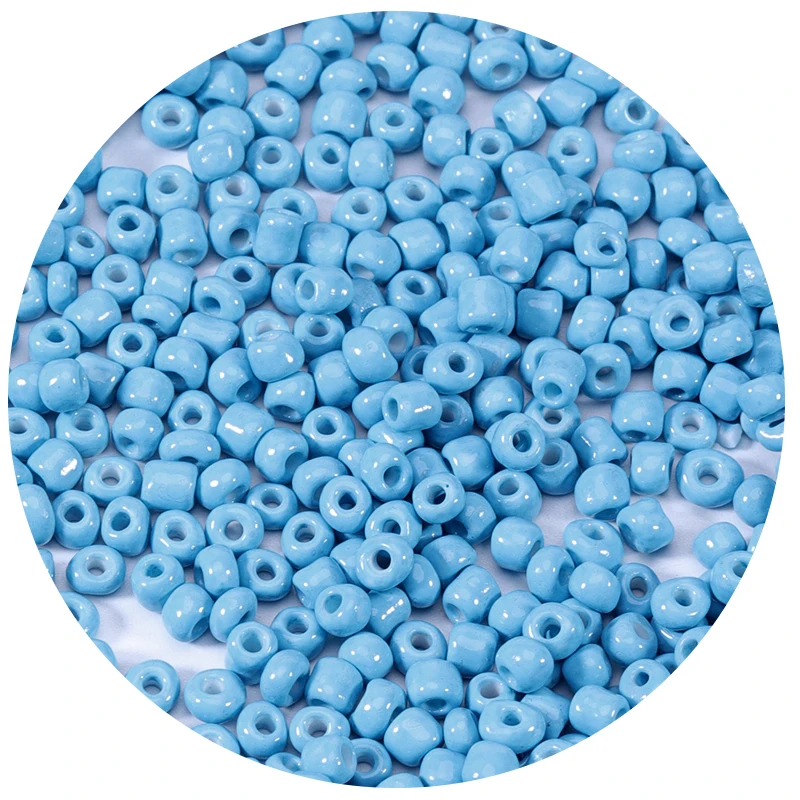 Perline Di Vetro Cilindriche 80g - 2mm Per Creazione Gioielli Fai Da Te