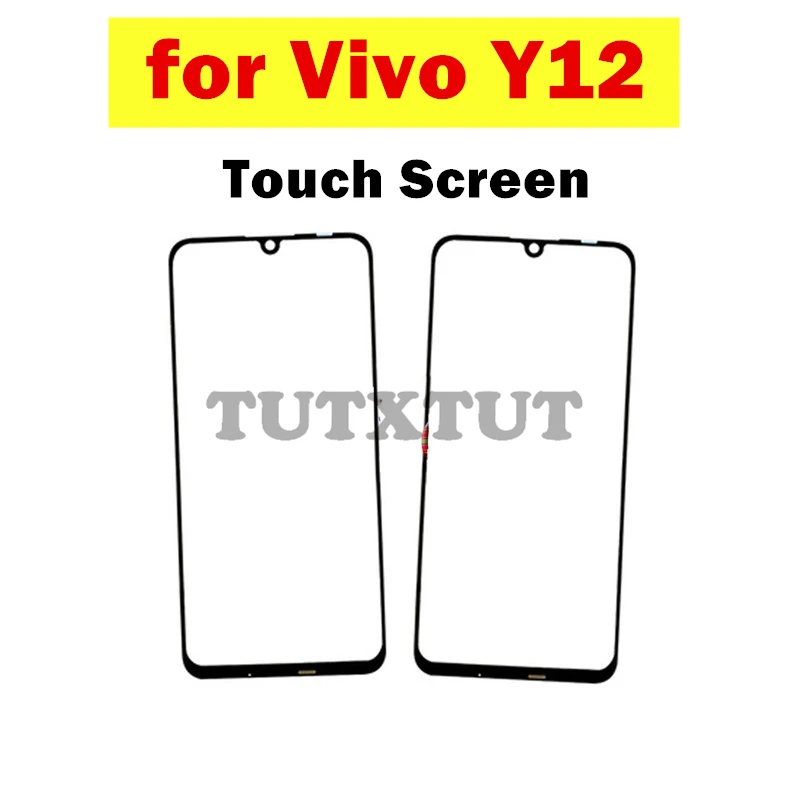 ДЛЯ Vivo Y12 сенсорный экран стеклянная Сенсорная панель Передняя дигитайзер