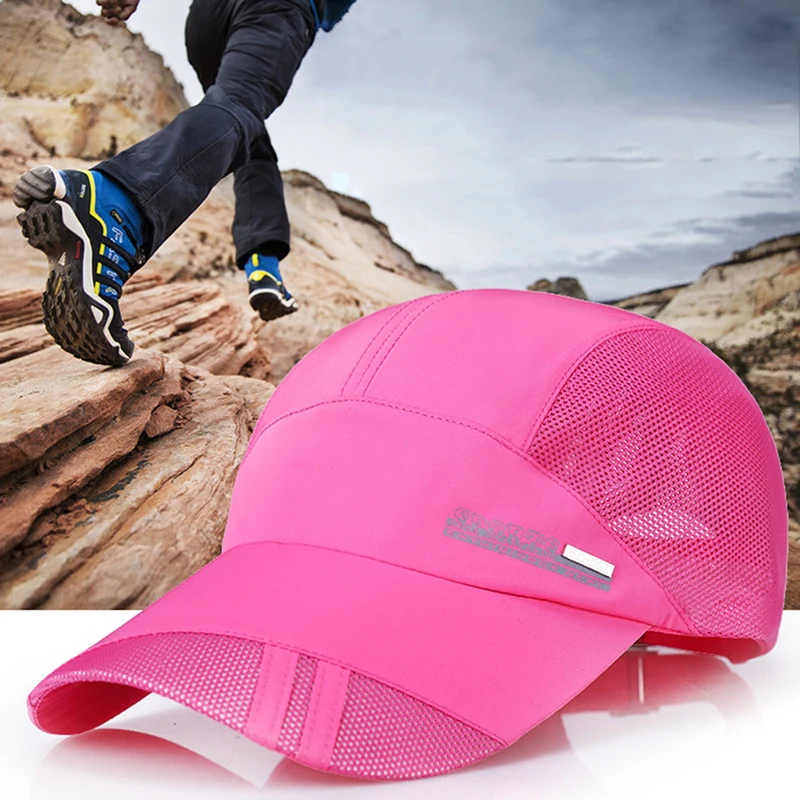 Hat men's summer outdoor travel quick-drying cap ladies sunscreen sun hat breathable sports running cap hat