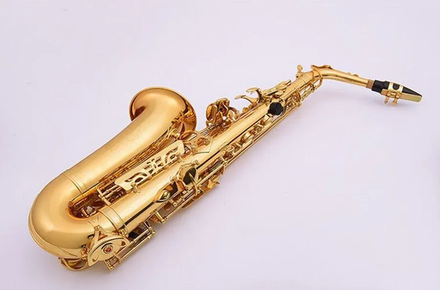 Новый L & K фирменный инструмент альт саксофон EF золотой альт саксофон полные аксессуары мундштук и чехол