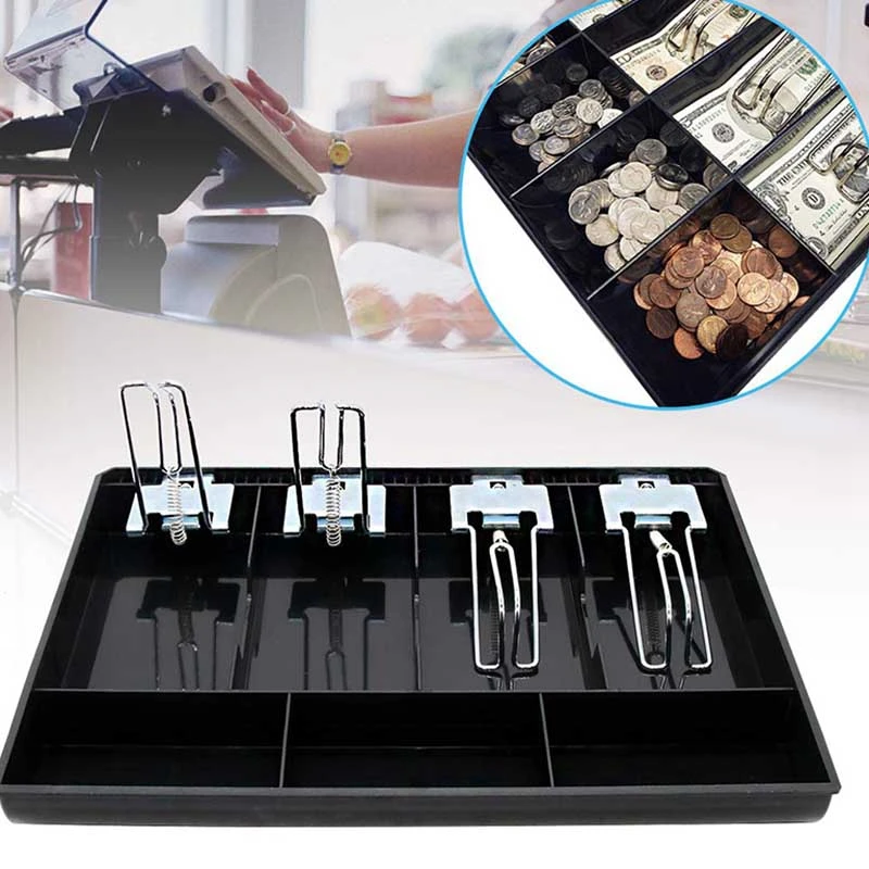 Hard Case Clip Cash Register Box New Classify Store Cashier Coin Drawer Box Cash Drawer Tray Money Counter Case CNIM Hot