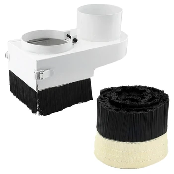 

HHO-80mm Diameter Dust Collector Dust Cover Brush & Brush Vacuum Cleaner Dust Collector Engraving Machine Dust Cover for CNC Rou