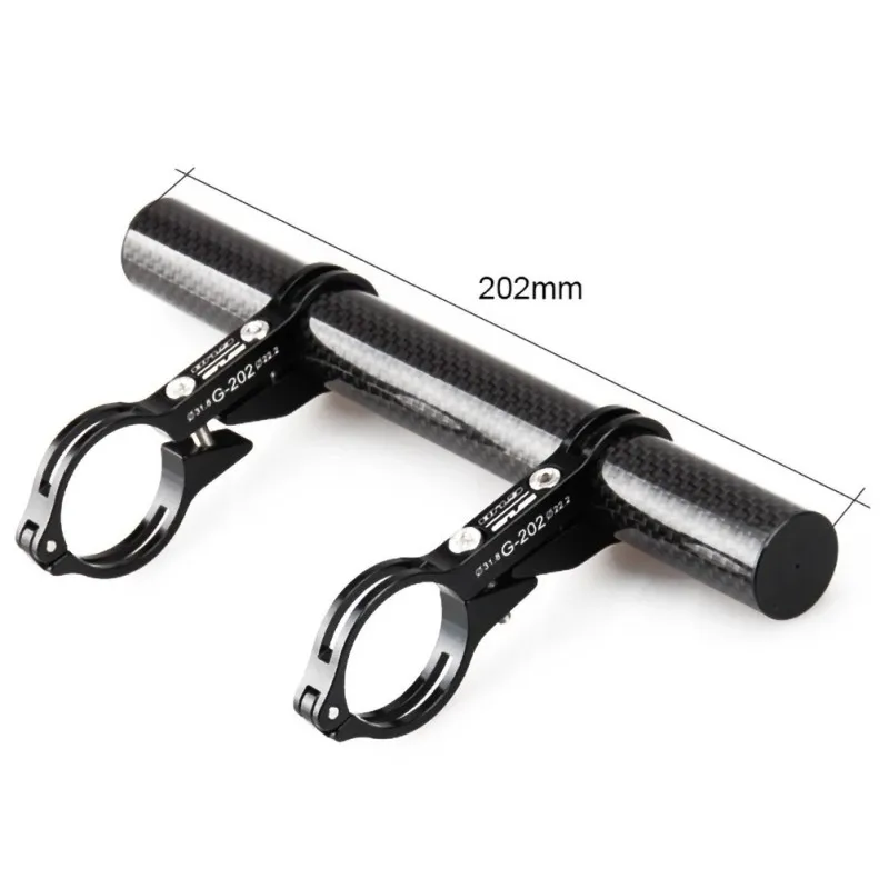 Bike Handlebar Lamp Bracket Lightweight Aluminum Alloy Clamp MTB Bike Carbon Fiber Mount Bracket Brooch for GUB G-202