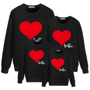 

Super loving family style sweatshirt mom daughter dad son sweatshirt daddy mommy and me fashion outfits family matching clothes