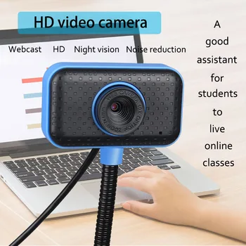 

HD Webcam with Noise Cancelling Microphone 360 Degree Rotation USB Web Camera Webcam For Study Office Game Home PC Computer