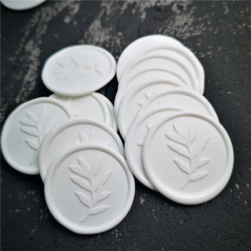 20-100pcs Flower Seal Wedding Invitation Envelope Sealing Botanical  Stickers Self Adhesive Wax Seal Stickers White Ivory - Wedding Stamps -  AliExpress