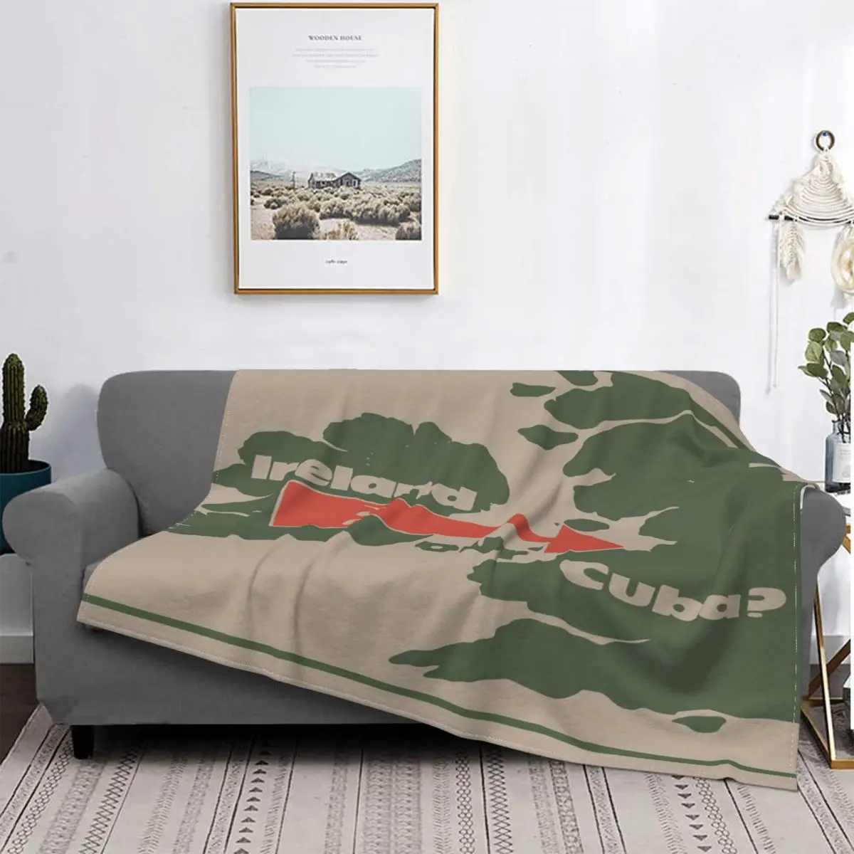 Ирландия-наша Куба-Manta a cuadros para cama funda playa ropa de y fundas | Дом и сад