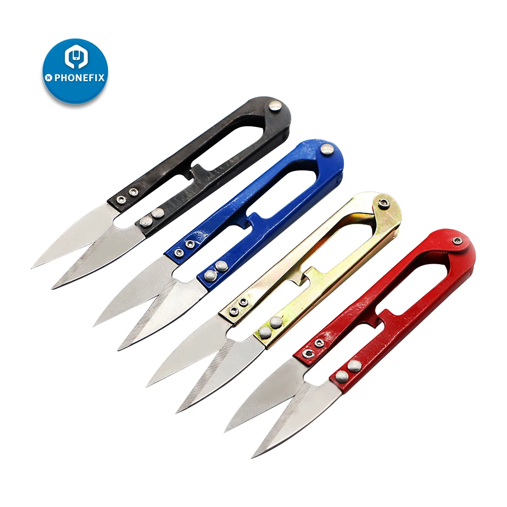 PHONEFIX-Stainless-Steel-Handcraft-Mini-Scissors-U-Shape-Clippers-Craft-Tailor-Scissors-For-mobile-Phone-Repair(3) - 副本